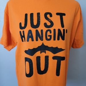 3/$30 Bundle: JUST HANGIN 🦇 OUT Halloween T-shirt